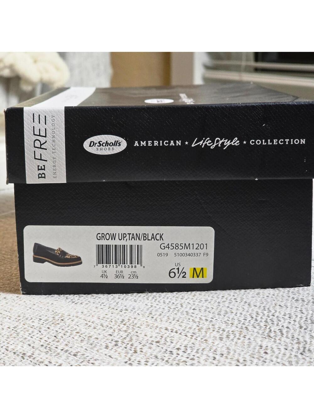 Dr. Scholl’s Grow Up Tan Black Leopard Comfort loafers Women’s Size 6.5M - Picture 6 of 7
